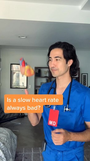 Is a slow heart rate always bad? #health #wellness #tiktoktaughtme #fitness