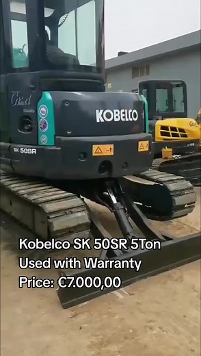 Kobelco SK50SR Mini Excavator for Sale - Perfect Condition
