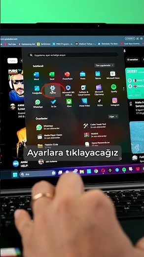 BİLGİSAYARDA TEK TUŞLA EKRAN GÖRÜNTÜSÜ ALMA AYARI #shorts