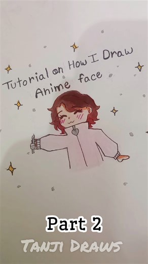 How I draw anime face Tutorial 🎨 || #art #tutorial #anime #creativeart #tanjidraws #howto