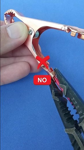 Remember this tip! How to securely connect Crocodile Clips to a wire? #shorts