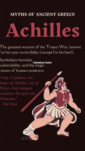 Untold story of Achilles #shortsforgoals #achiles #iliad #untoldstory #myths #greekmythology #viral
