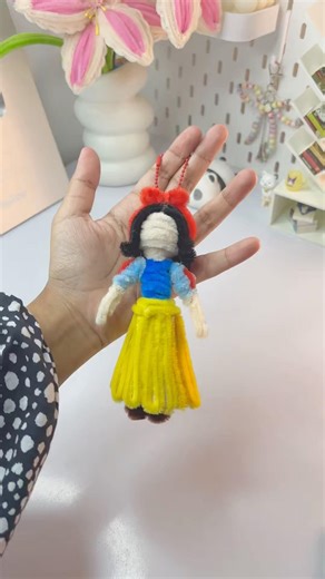 DIY Disney princess keychain😱 #shorts #diy