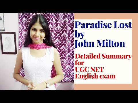 Paradise Lost by John Milton Summary for UGC NET English exam