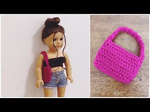 Tote Bag for AG Dolls: Crochet Tutorial
