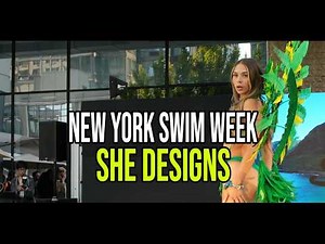 [4K] Sophie Rain Stuns on the SHE Designs Runway | New York Swim Week