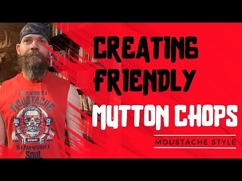 Creating Friendly Mutton Chops Moustache Style