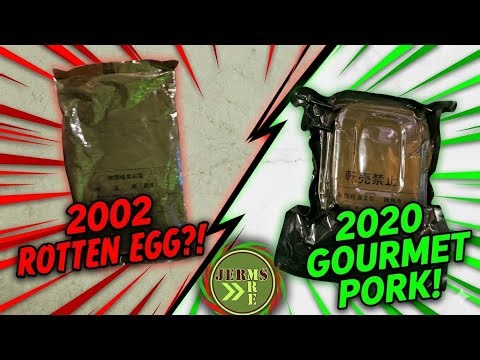 🇯🇵 | JSDF 2002 vs. 2020 Ration Review: 24-Year-Old Quail Egg Found!
