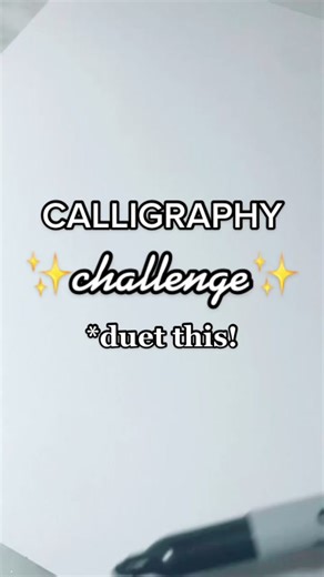 Calligraphy Challenge: How to Write the Word 'Hello'