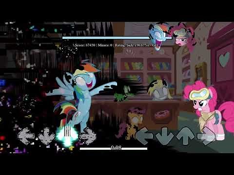 FNF Pibby Pinky Pie & Pibby Raindow vs Rarity (MLP: Darkness is Magic V1 - Loyalty Lunacy)