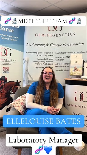 Meet Ellelouise - Lab Manager at Gemini Genetics! Ellelouise is the Lab Manager at Gemini Genetics, overseeing the day-to-day processing of samples alongside our lab team and ensuring each one is handled with the utmost care and attention. She finds the most rewarding part of her role in knowing that the team's work makes a real difference in people's lives-helping families preserve cherished memories and offering hope for the future. Ellelouise's journey with Gemini Genetics began as a student,