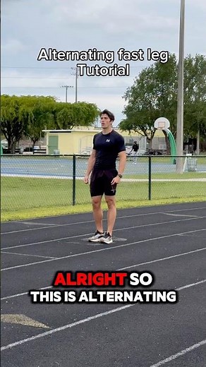 Alternating fast leg tutorial. Sprint programs and forms analysis link in bio.#fyp #shorts #fitness