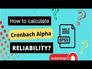 How to calculate cronbach's Alpha Reliability| cronbach alpha in spss| acceptable range