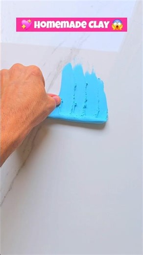 🤯HOMEMADE CLAY IN 10 Sec😍Doms Rubber Clay #diy #clay #slime #shorts #viralshorts #youtubeshorts 🔥💙