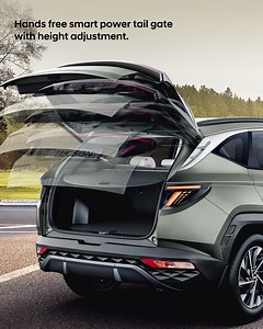 3.5M views · 2.5K reactions | In the Hyundai TUCSON, the hands free smart power tail gate with height adjustment opens effortlessly, providing seamless access to your cargo space—perfect for wherever life takes you.​ Book a test drive today: https://bit.ly/4fftiFm #Hyundai #HyundaiIndia #TUCSON #NextDrivesNow #ILoveHyundai | Hyundai India | Facebook