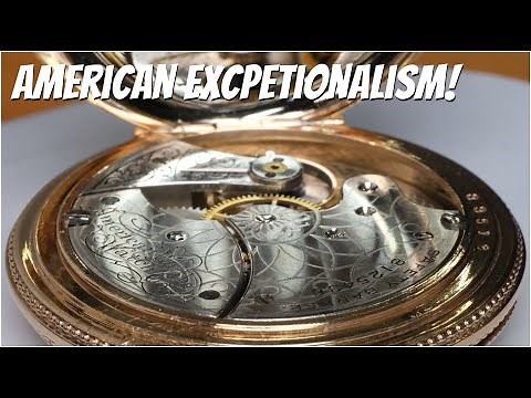 American exceptionalism in an 1897 pocket watch!