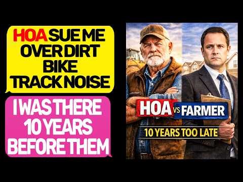 HOA Neighbors Sue me Over Dirt Bike Track Noise! I was there 10 years before them EntitledPeople