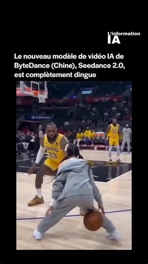 L’information IA on Instagram: "On dirait que c’est le prochain grand tournant de la vidéo IA. Seedance 2.0 est le nouveau modèle de vidéo IA de ByteDance, développé par l’équipe derrière TikTok et CapCut. Actuellement en bêta et disponible uniquement en Chine, il permet aux utilisateurs de créer des clips vidéo en 1080p à partir de prompts, d’images ou d’audio, avec des personnages cohérents, des histoires multi-plans, et même des modifications pour remplacer des acteurs ou des arrière-plans."