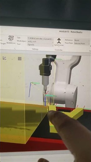 Module 10.2.2. Create Targets and a Path #abbrobotics #robotstudio #abb #airobot #robot #aitools