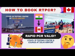 HOW TO BOOK ONLINE RTPCR TEST👍 || NEW DELHI AIRPORT FULL PROCESS || RAPID PCR valid?🤔|| Latest 2022💯