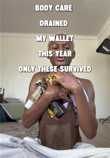 I spent way too much money on body care this year😭 Product shown below 👇🏾 @LOCCITANE @Josie Maran @Sol de Janeiro @Naturium @CYKLAR @Vaseline @OGX Beauty @Bio-Oil USA @eos Products