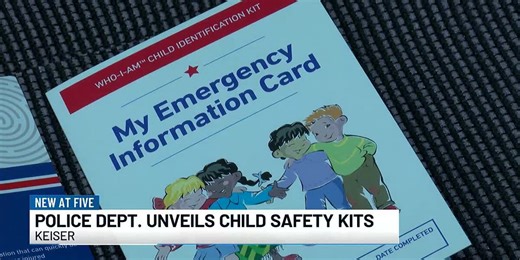 Police department gives out new child identification kits