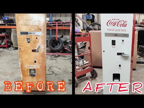 Restoring a working 1958 Coca-Cola machine, metal FABRICATION needed!