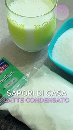 🥛 Latte Condensato Fatto in Casa in 20 Minuti! Solo 4 Ingredienti 😍 #Shorts