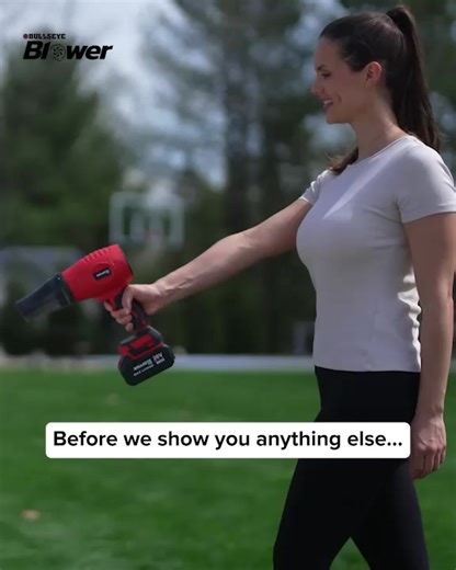Sick of lugging heavy blowers around? Introducing the Bullseye Blower! Its 21,000 RPM turbo motor clears leaves & debris 5x faster. Lightweight, cordless, and powerful for any job. Plus: • FREE accessory kit • FREE shipping • 90-day money-back guarantee Get up to 34% off now and breathe easy this fall! | Bullseye Pro