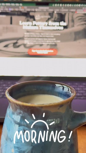 Good morning! #coffeemug #shoplocal | Maine Pottery Co.