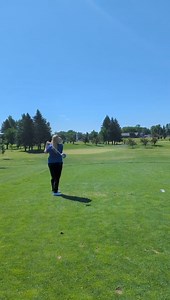 Finally got to take my Christmas gift out for a swing today! Summer has been going by too fast already!🏌️‍♀️⛳️ | Lisa Green