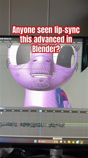 Anyone seen lip-sync this advanced in Blender? #blender3d #blender #mlp #mylittlepony