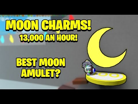 How To Farm 13,000+ Moon Charms an Hour! - Moon Amulets - Bee Swarm Simulator