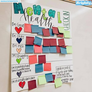 510K views · 4.3K reactions | This teacher created a mental health check-in chart for her students and now teachers around the world are doing the same! https://gma.abc/2OTapwl | Good Morning America | Facebook