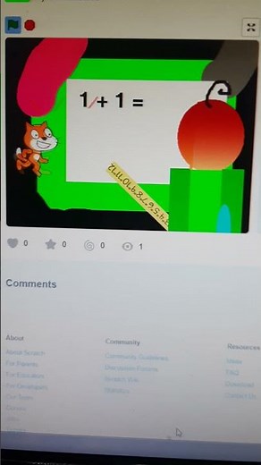 Scratch Shorts Animation: Baldi Basics - When The Scratch Orange Cat Gets A Wrong Answer To His Math