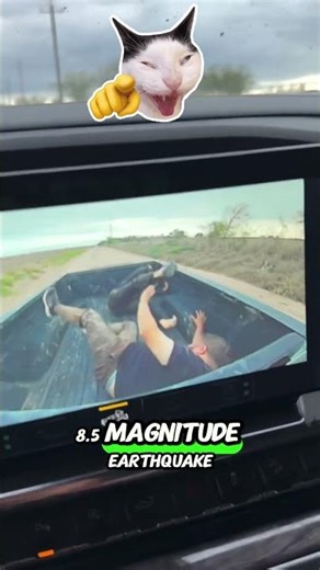 POV: 8.5 Earthquake Simulation in a Moving Truck 🤣