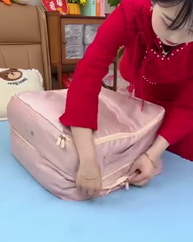 Ultra Space Saving Self Compression Organizer, Propositiony Heavy Duty Moving Bags, Compression Storage Bags for Clothes, Comforters, Blankets, Bedding, Space Saving (Gray,L+XL)