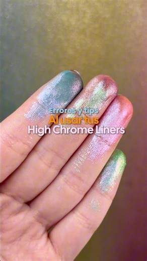 Mistakes and tips for using your High Chrome Liners✨🤩 #makeup #eyeliner #makeup #glittermakeup