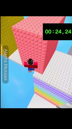 INSANE SPEEDRUN IN SHORT BUT DIFFICULT WALLHOP TOWER | #roblox #robloxedit #wallhop #speedrun