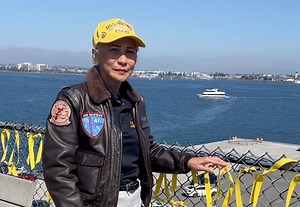 50 years ago, during Operation Frequent Wind, the USS Midway rescued thousands of Vietnamese refugees, including Stephanie Dinh and her family. Today, Stephanie ties a ribbon in remembrance of the American service members who gave their lives.💛🎗️#OperationRemembrance #operationfrequentwind #ussmidway From now until April 27, share the name of someone you want to honor. We’ll tie a ribbon in their memory on the Midway’s flight deck.🎗Please comment below or DM us to participate. | USS Midway Mu
