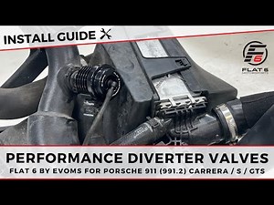 Installing 991.2 Carrera Diverter Valves (Flat 6 Motorsports by EVOMS)