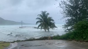 29K views · 289 reactions | The Northern Marianas was spared from the brunt of Typhoon Mawar but the CNMI Government still exercising caution as they prepare for a post-typhoon response on Rota "Rota, Tinian, and Saipan, you have dodged a bullet with this one…but still take care of your safety as the weather does push through the region," Landon Aydlett with the National Weather Service Guam said in a briefing this morning. | KUAM News | Facebook