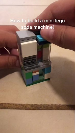 How to Build a Mini Lego Soda Machine