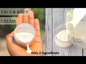 HOW TO MAKE A BODY CREAM WITH SHEA BUTTER | DIY 2 INGREDIENTS BODY CREAM | BODY CREAM GLOWING SKIN