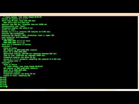 Gateway Load Balancing Protocol (GLBP) lab in GNS3