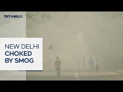 Air pollution blankets New Delhi after Diwali