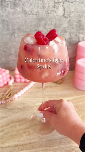 The most delicious Valentine’s Day Spritz for Galentine’s Day! This Raspberry Limoncello Spritz is the ultimate Valentine’s Day sip—bright, bubbly, and irresistibly delicious. The sweet raspberry and zesty lemon flavors blend perfectly for a drink that tastes as good as it looks. Every sip feels light, refreshing, and just a little bit indulgent. The edible glitter makes it extra special, adding the prettiest sparkle to every pour. It’s the perfect drink to celebrate love, friendship, and a litt