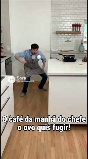 The boss's breakfast egg tried to escape! #fun #humor #entertainment #memes #funnel #comedy