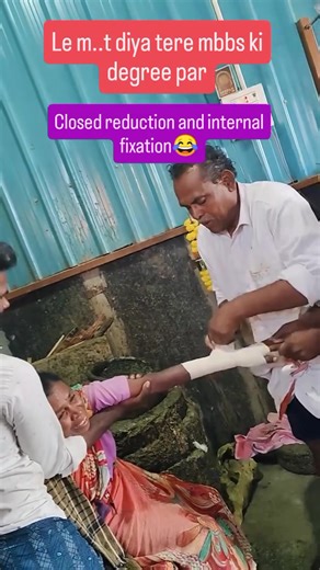 Close reduction and internal fixation 😂 #fyp #fypシ #viral #orthopedics #doctor