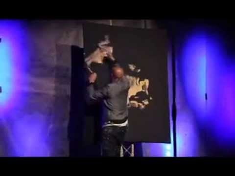 Upside down Jesus Painting